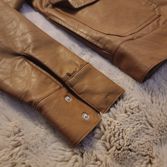 Faux Lather Jacket - Picture 6 of 8